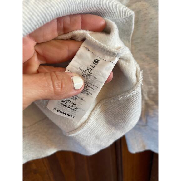 G Star Raw quilted sleeve crewneck sweatshirt size extra large - Picture 5 of 9